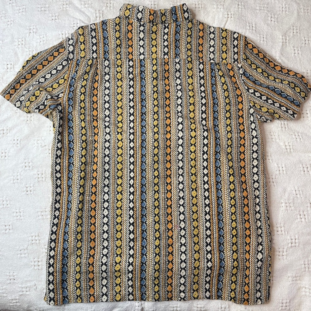 Pacsun Western Hippie Short Sleeve Button Up Shirt Festival - Picture 4 of 6